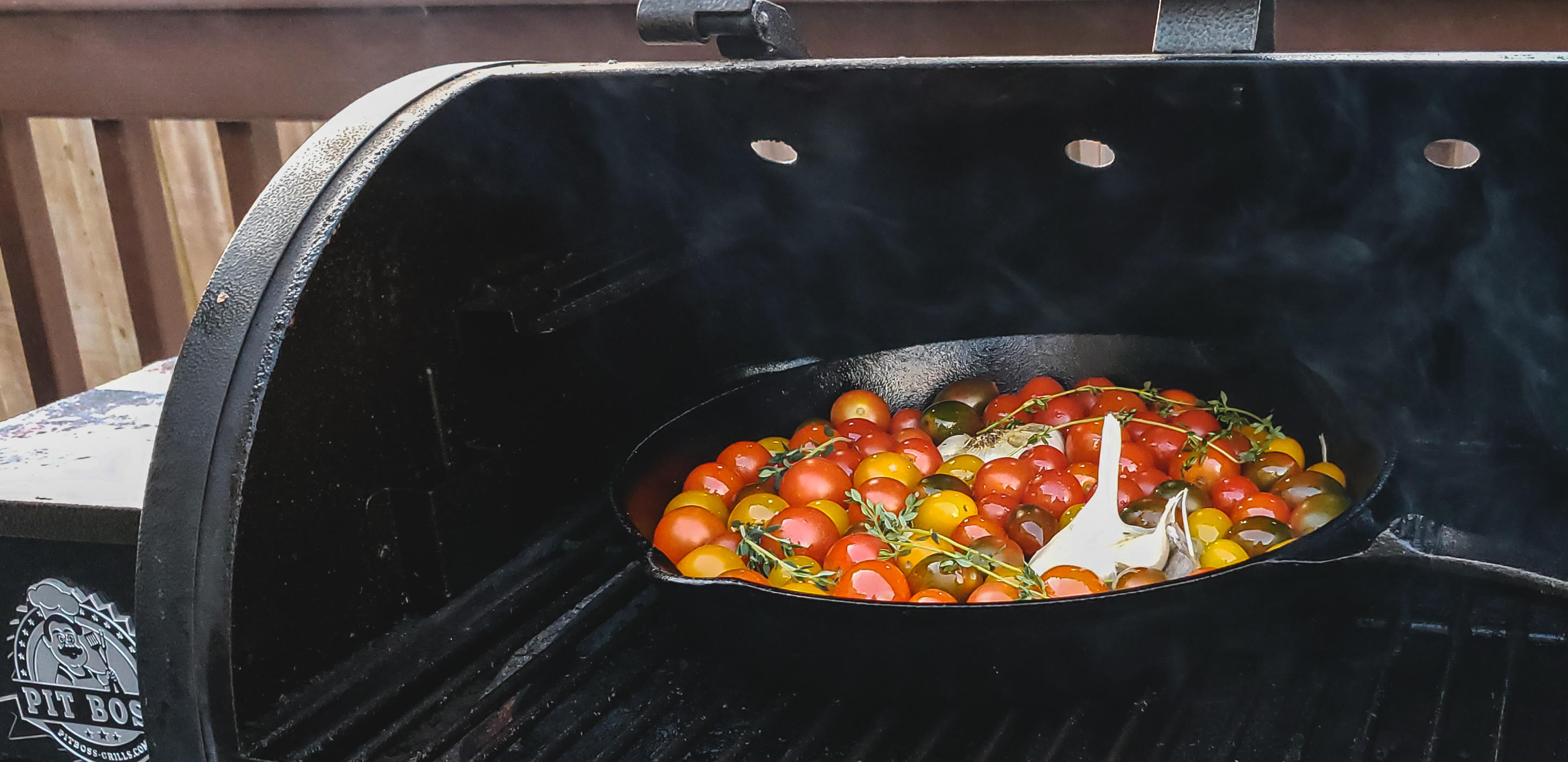 Chicken Cherry Tomato Confit grill