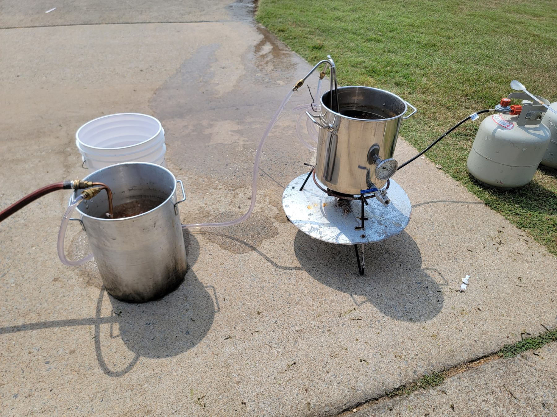 Propane brewing setup